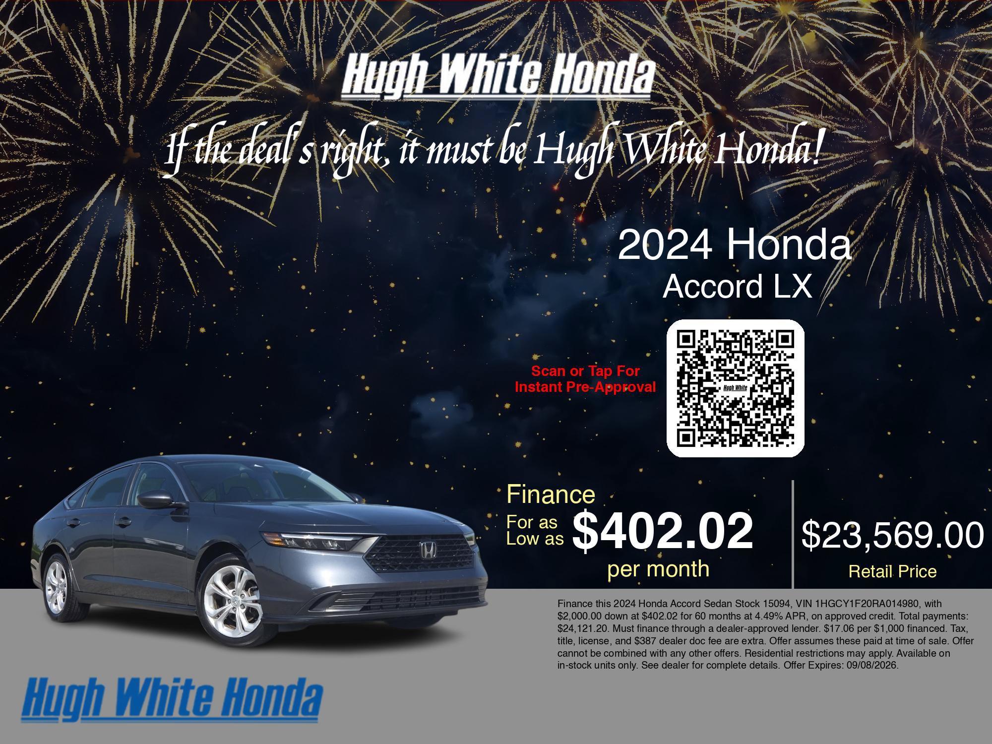Used 2024 Honda Accord LX image 3