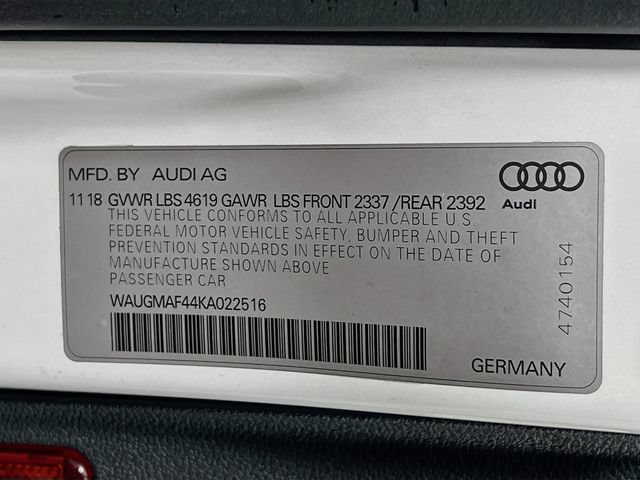 Used 2019 Audi A4 2.0T Premium w/ Convenience Package FWD image 10