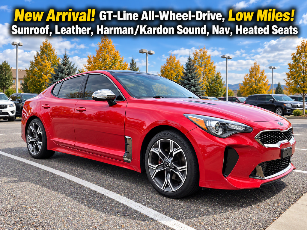 Used 2020 Kia Stinger GT-Line w/ Sun & Sound Package