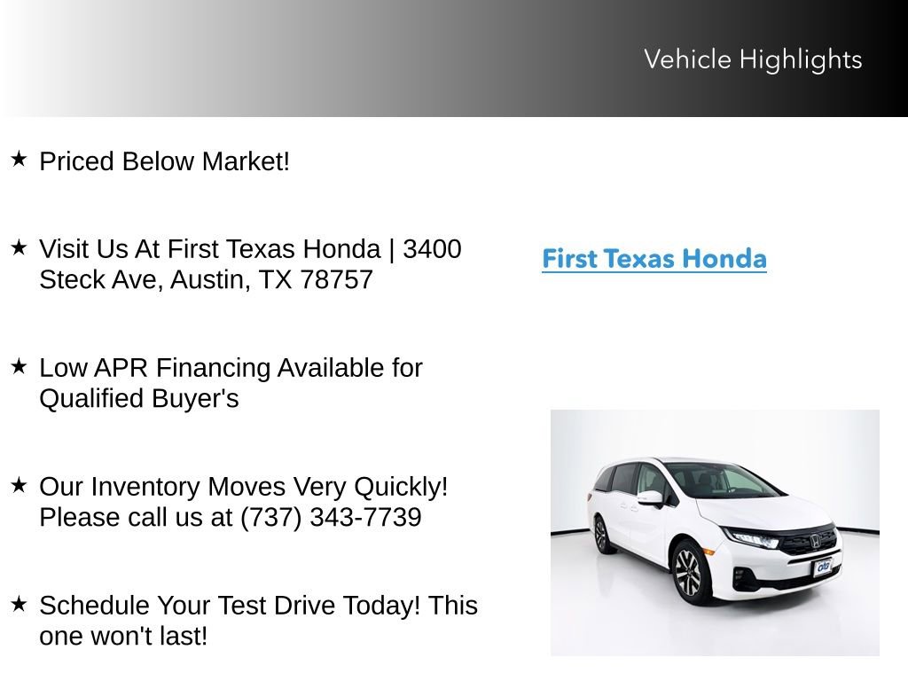 Certified 2026 Honda Odyssey EX-L image 10