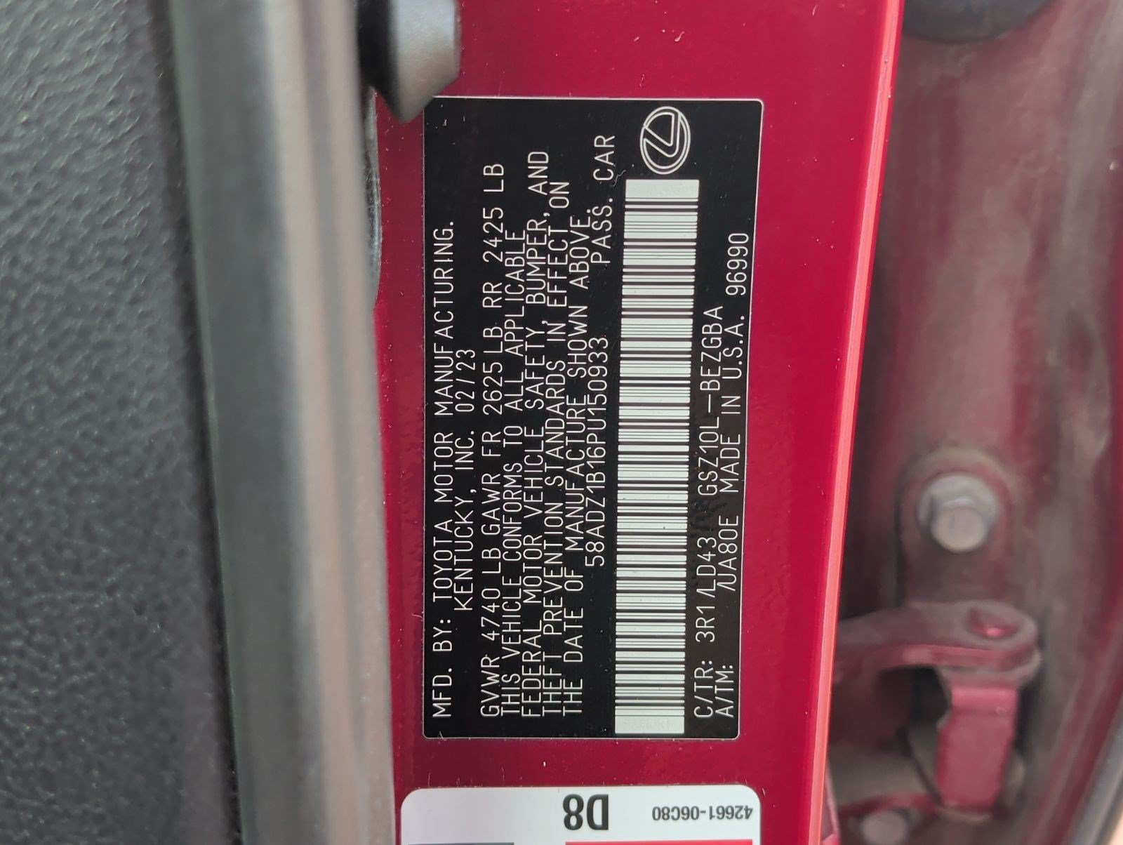 Used 2023 Lexus ES 350 w/ Premium Package FWD image 31