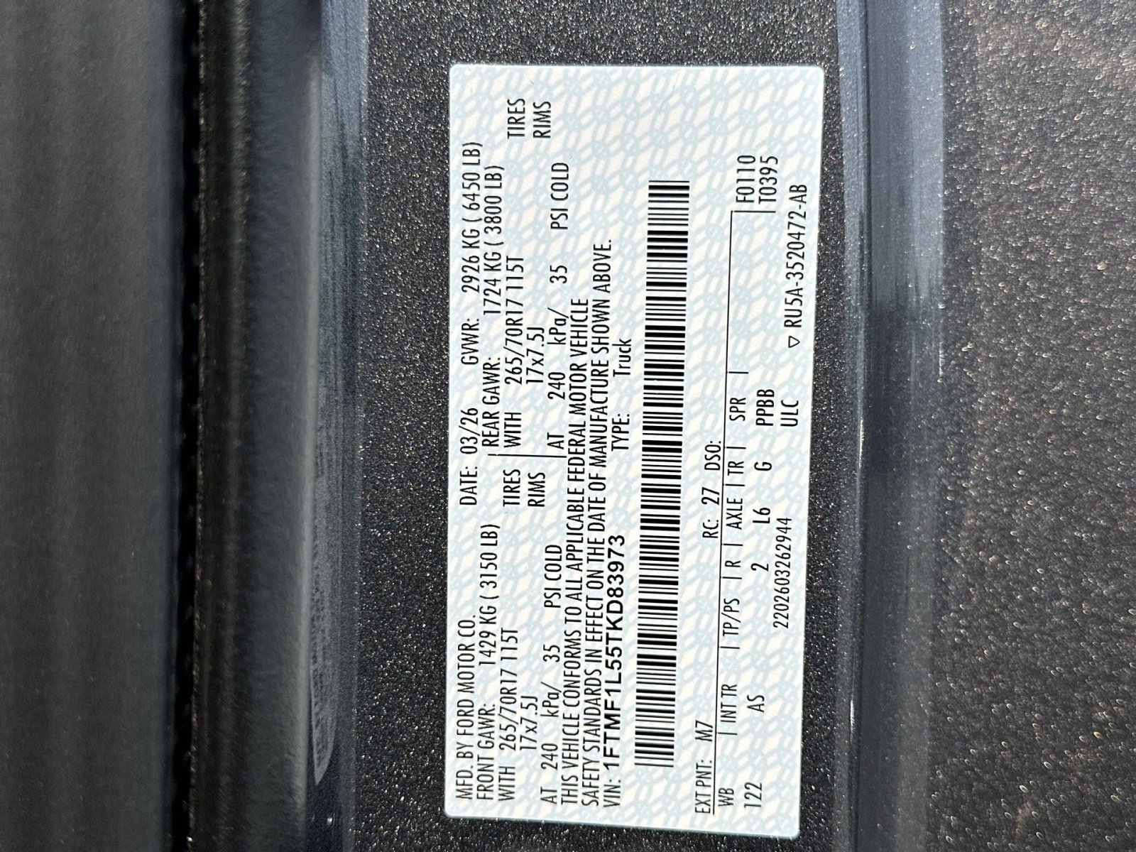 New 2026 Ford F150 XL AWD/4WD image 35
