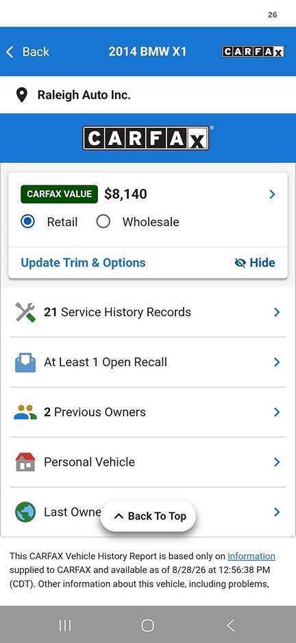 Used 2014 BMW X1 xDrive28i AWD/4WD image 83