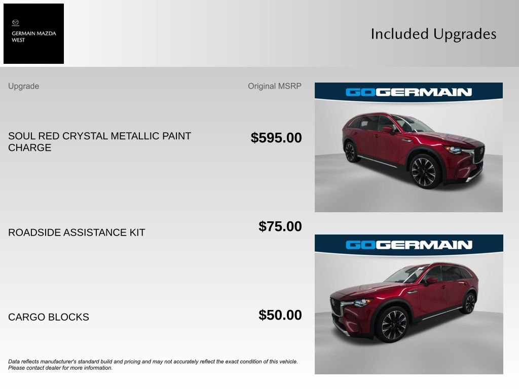 Certified 2024 MAZDA CX-90 Plug-In Hybrid w/ Premium Pkg image 9