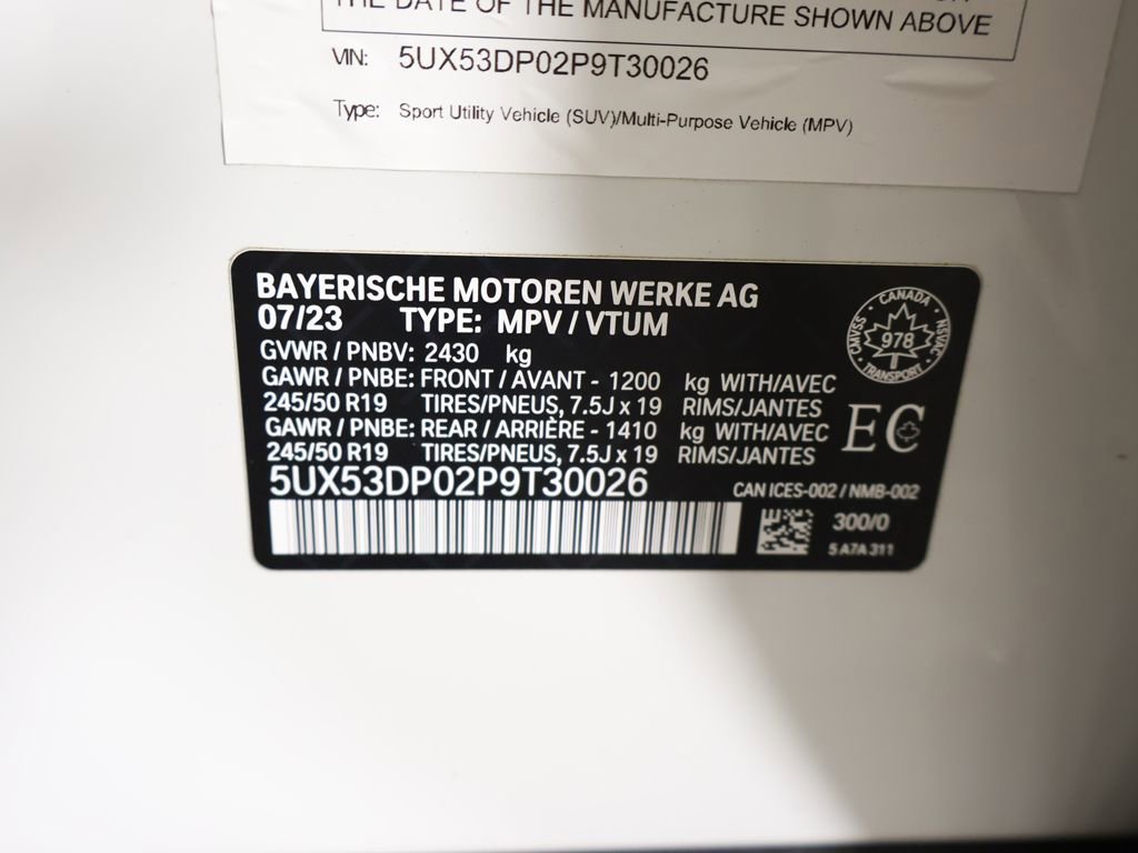 Used 2023 BMW X3 xDrive30i image 58