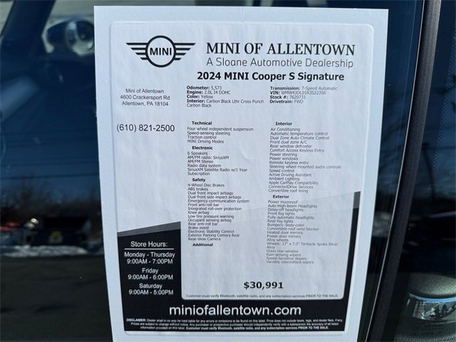 Certified 2024 MINI Cooper S image 37