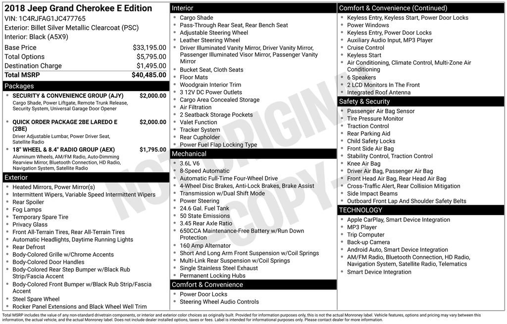 Used 2018 Jeep Grand Cherokee Laredo image 24