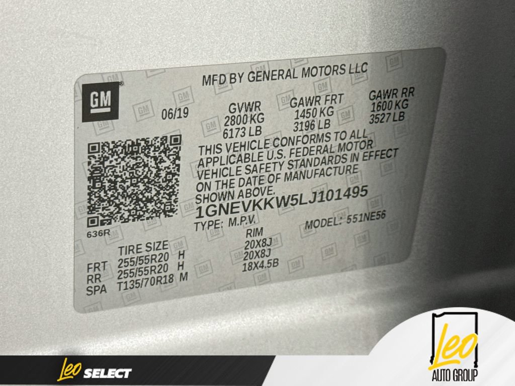 Used 2020 Chevrolet Traverse Premier w/ Redline Edition AWD/4WD image 38