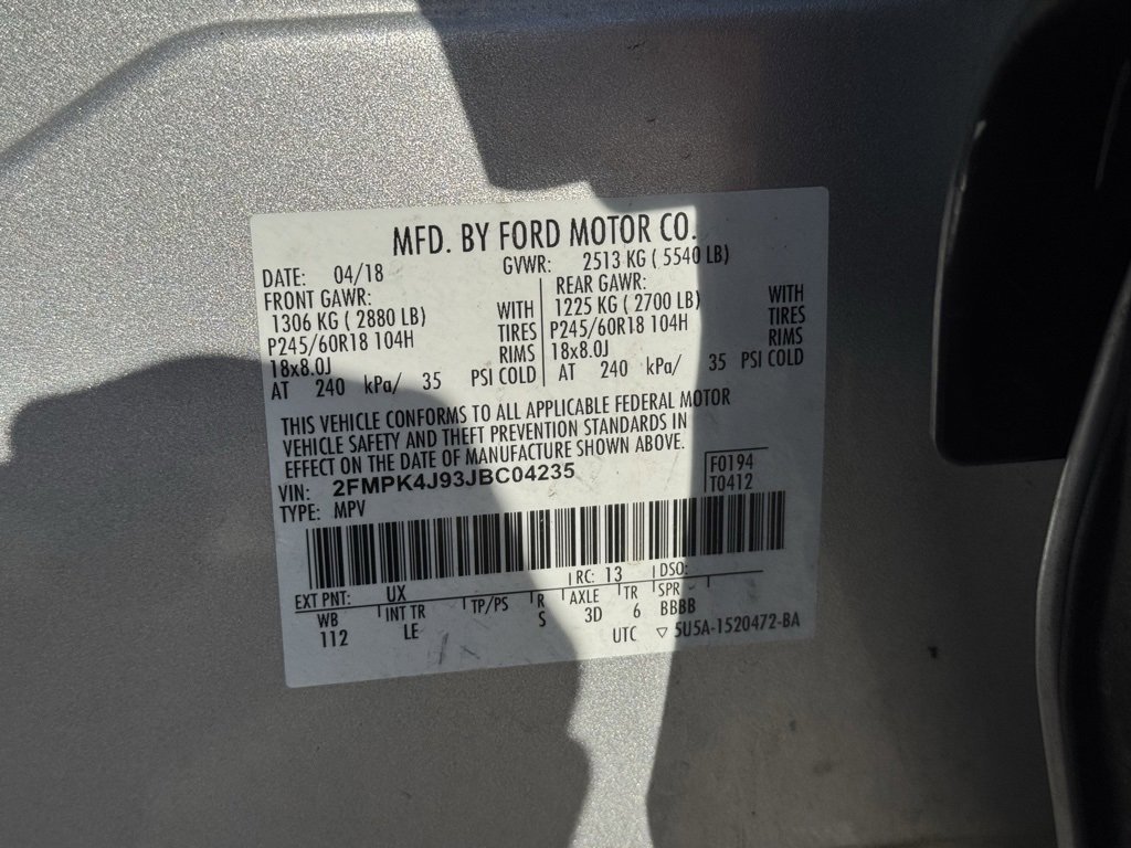 Used 2018 Ford Edge SEL w/ Equipment Group 201A image 27