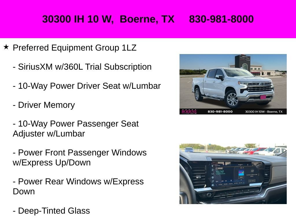 Used 2025 Chevrolet Silverado 1500 LTZ w/ LTZ Premium Package RWD image 10