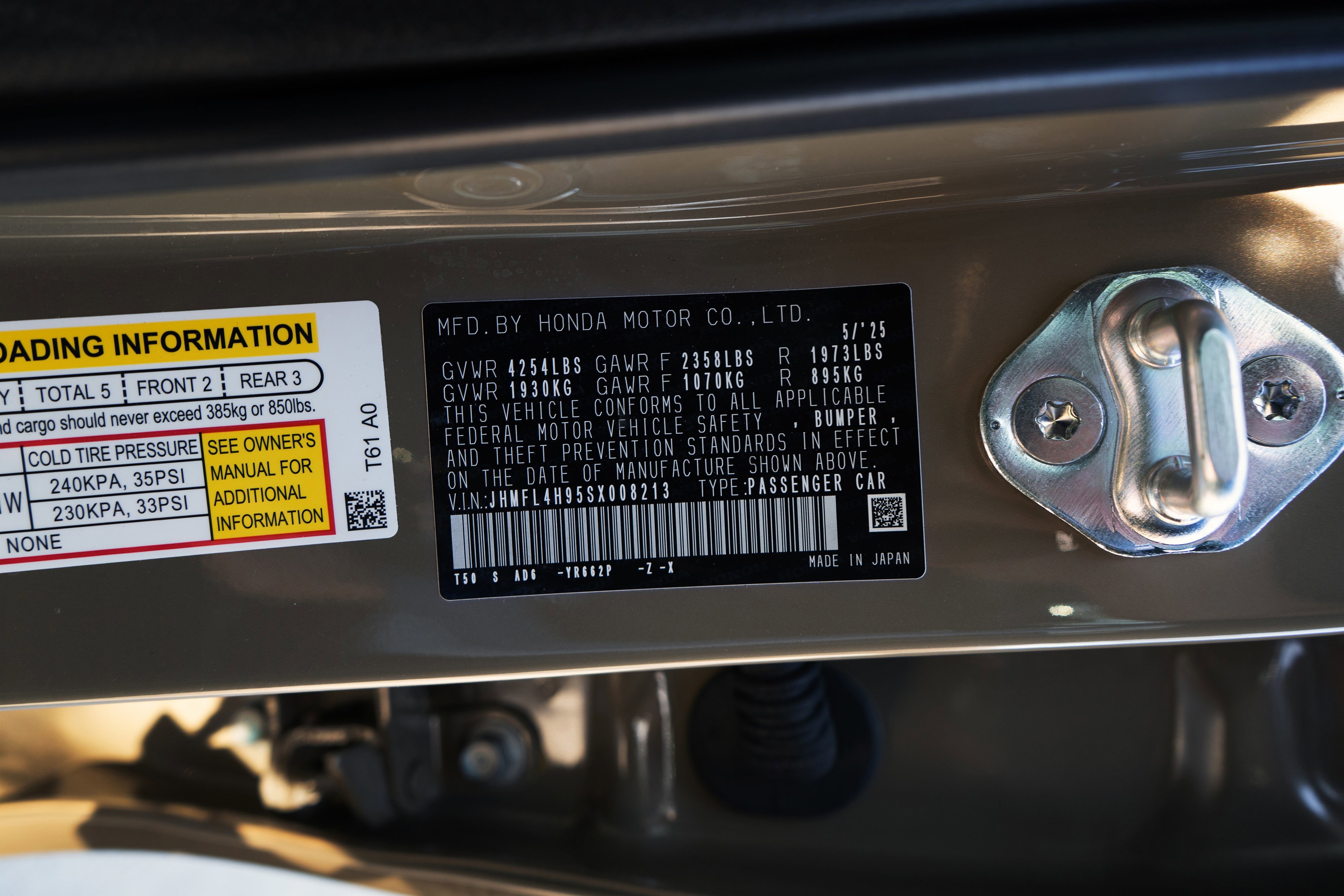 Certified 2025 Honda Civic Sport Touring image 46