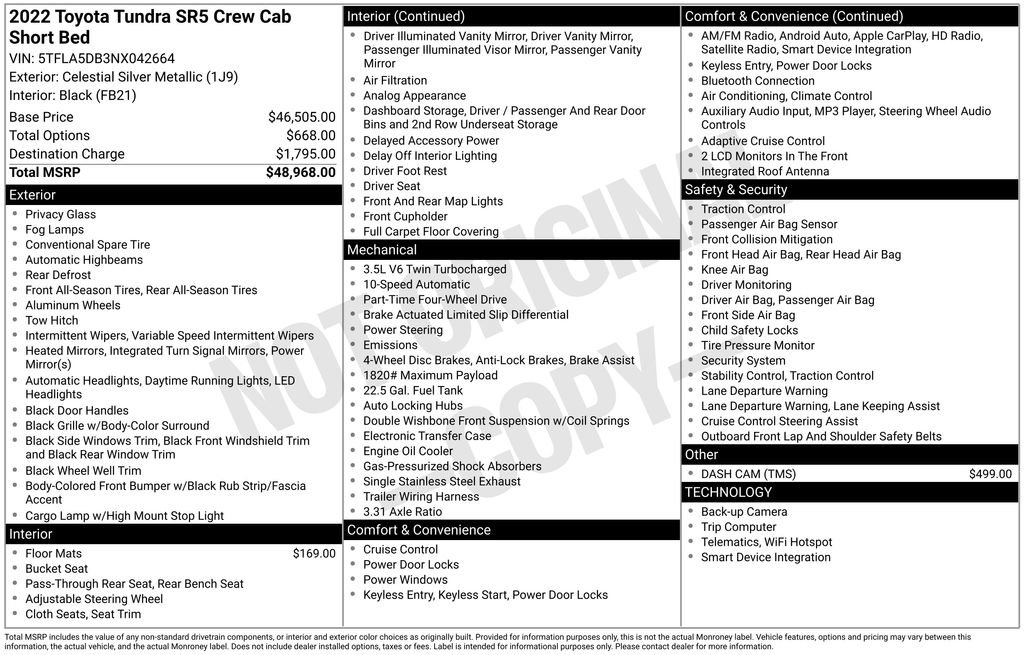 Used 2022 Toyota Tundra SR5 image 33