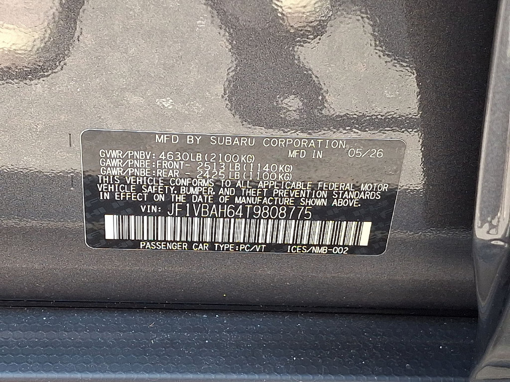 New 2026 Subaru WRX AWD/4WD image 18