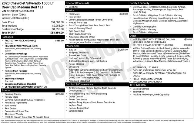 Used 2023 Chevrolet Silverado 1500 LT w/ Protection Package AWD/4WD image 69