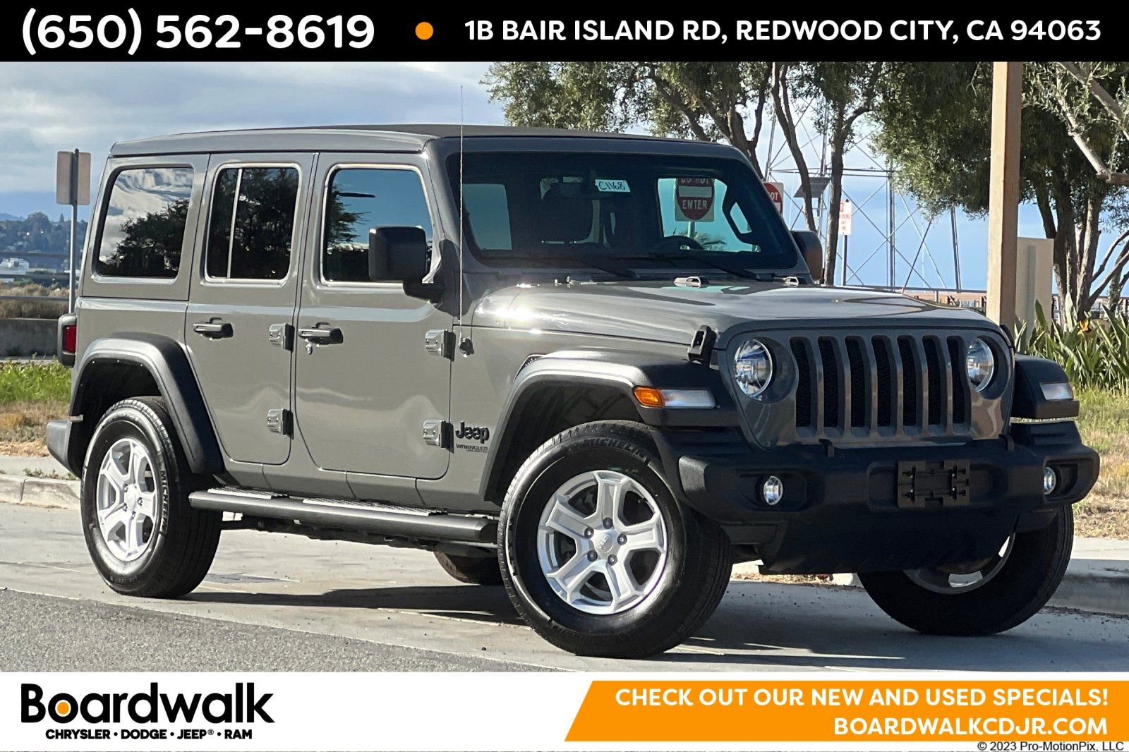 Used 2022 Jeep Wrangler Unlimited Sport w/ Sun And Sound Package AWD/4WD image 1