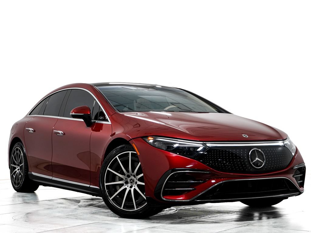 Used 2023 Mercedes-Benz EQS 580 4MATIC Sedan w/ Exclusive Trim Package image 1
