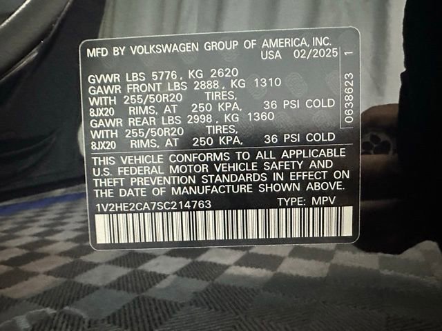 New 2025 Volkswagen Atlas Cross Sport SE image 41