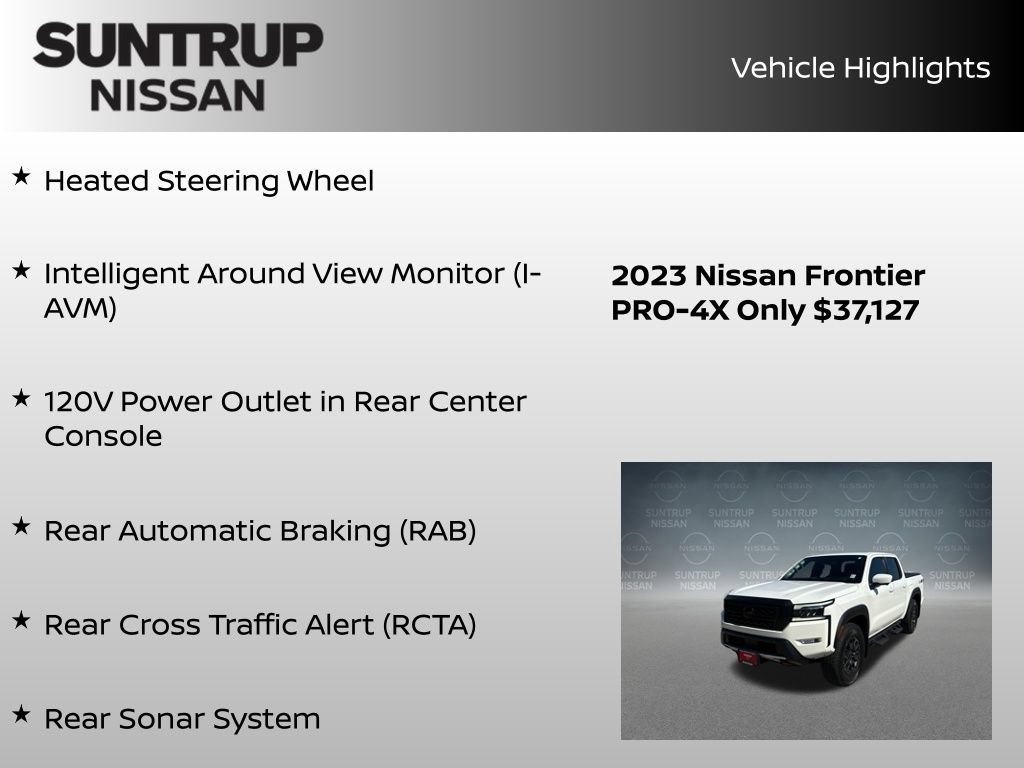 Certified 2023 Nissan Frontier PRO-4X w/ Pro-4X Premium Package AWD/4WD image 27
