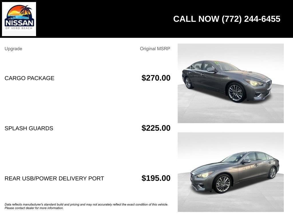 Used 2023 INFINITI Q50 Luxe w/ Cargo Package image 6