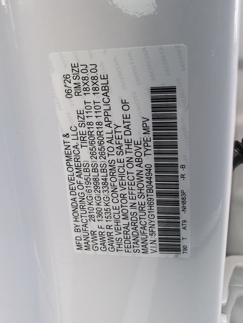 New 2026 Honda Pilot TrailSport image 21