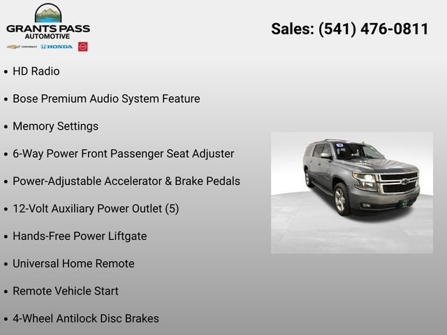 Certified 2019 Chevrolet Suburban LT AWD/4WD image 31