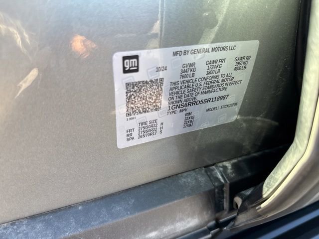 Certified 2025 Chevrolet Tahoe RST w/ Comfort Package image 27