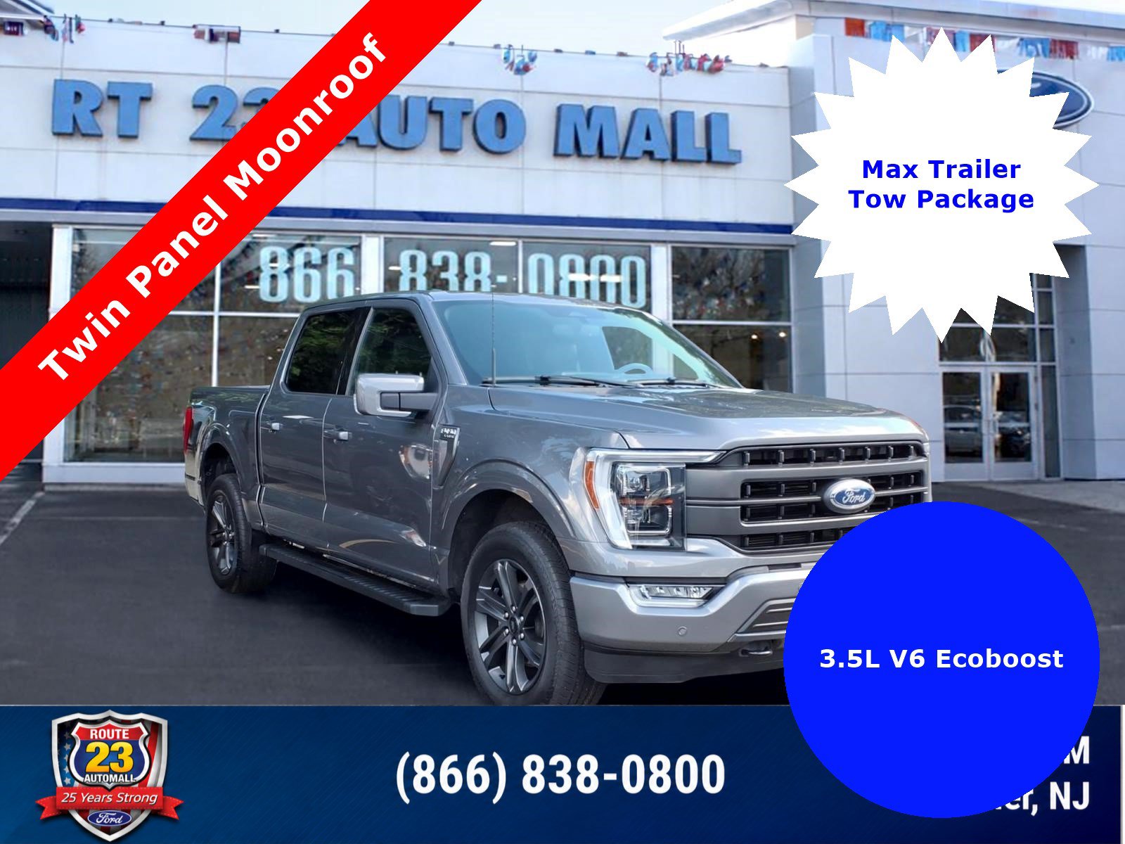 Certified 2023 Ford F150 Lariat w/ Equipment Group 502A High