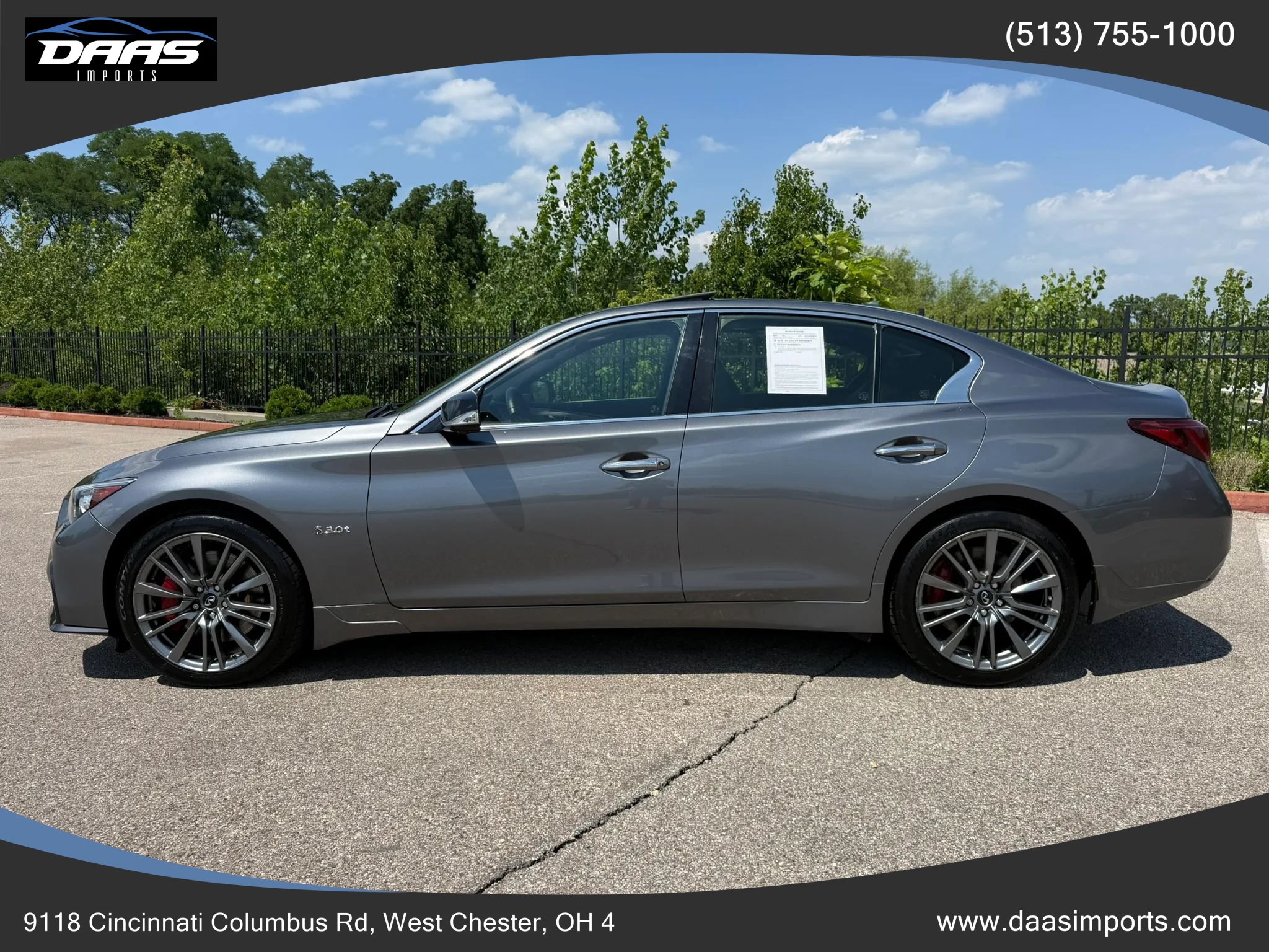 Used 2019 INFINITI Q50 Red Sport 400 w/ Proactive Package AWD/4WD image 11