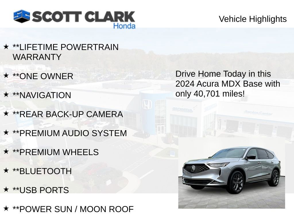 Used 2024 Acura MDX A-Spec AWD/4WD image 11