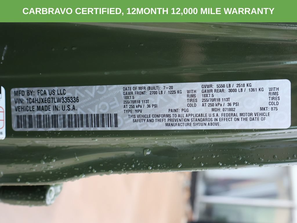 Used 2020 Jeep Wrangler Unlimited Sahara AWD/4WD image 36