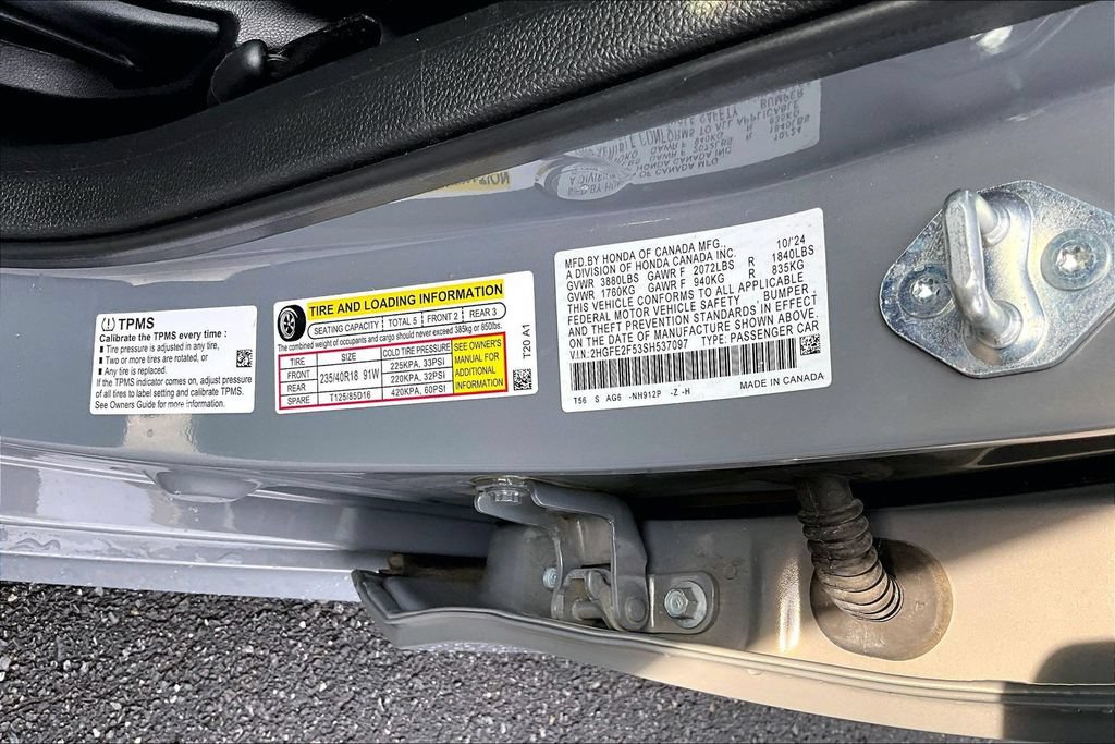 Certified 2025 Honda Civic Sport image 12