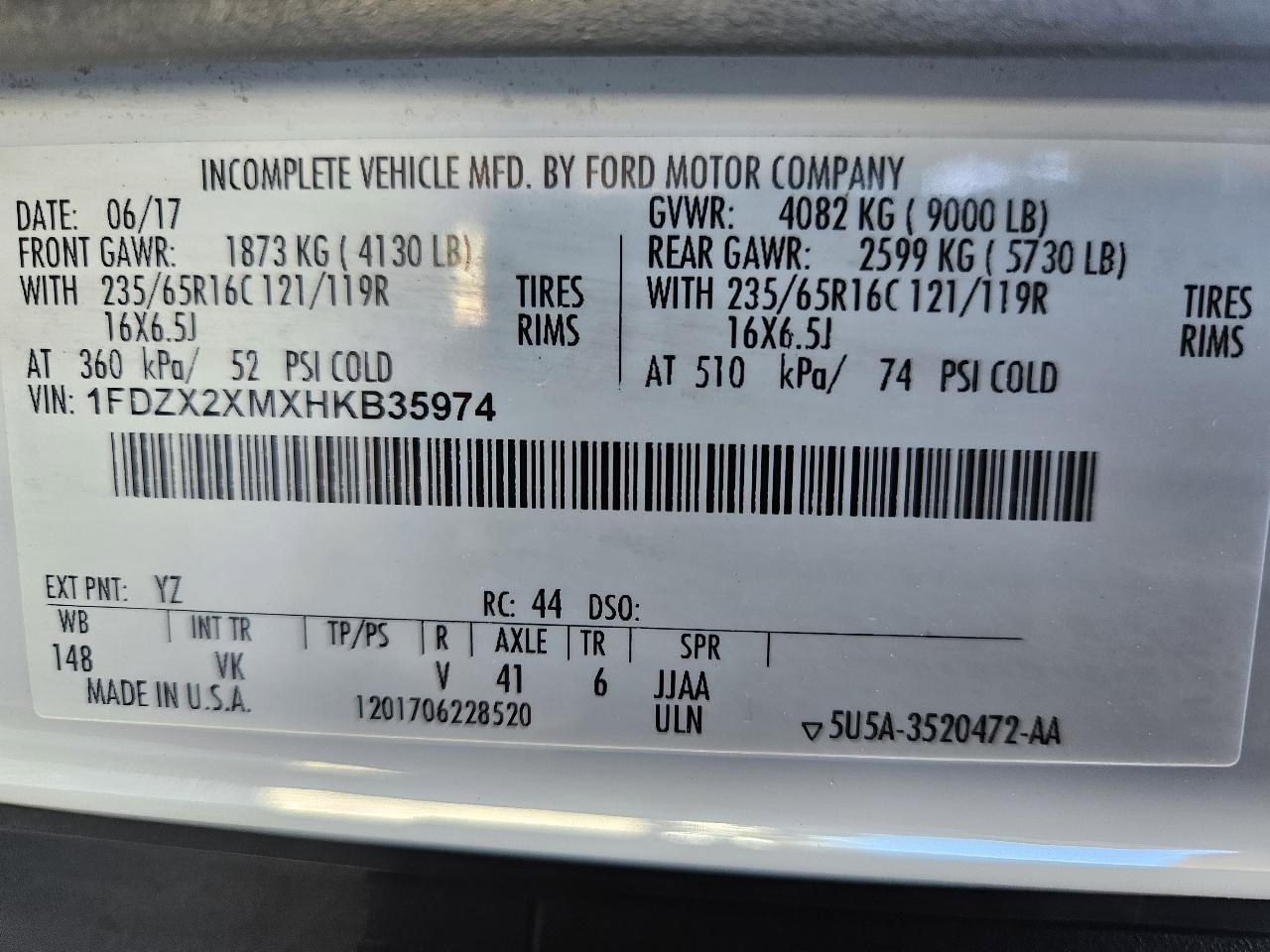 Used 2017 Ford Transit 350 XL RWD image 54