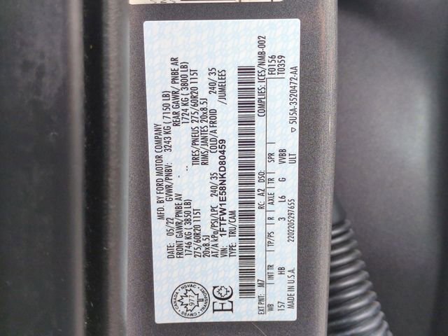Used 2022 Ford F150 Lariat w/ Equipment Group 502A High AWD/4WD image 36