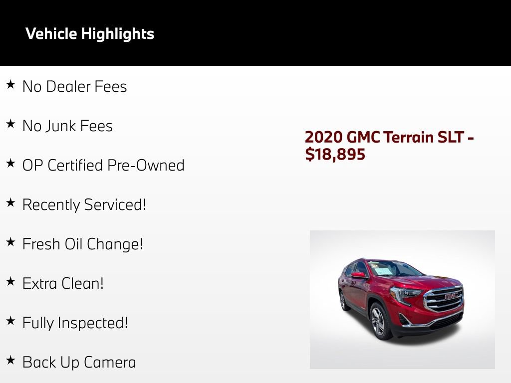 Used 2020 GMC Terrain SLT w/ Preferred Package FWD image 54