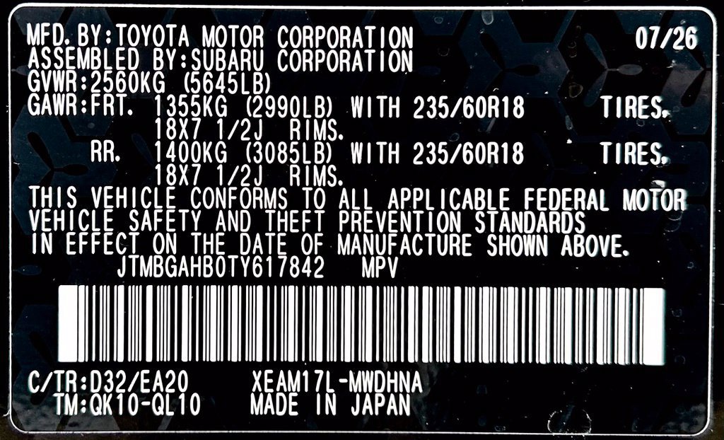 New 2026 Toyota bZ Woodland AWD/4WD image 25
