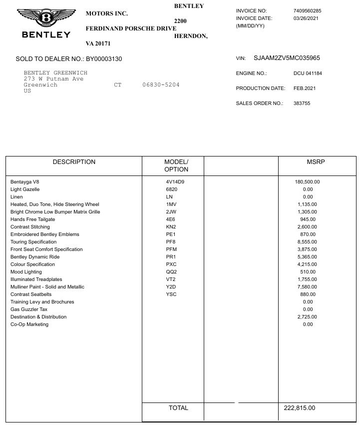 Certified 2021 Bentley Bentayga AWD/4WD image 33