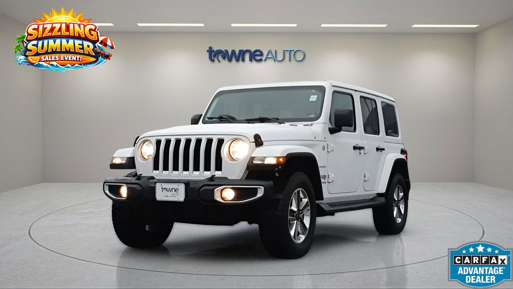 Used 2020 Jeep Wrangler Unlimited Sahara w/ Uconnect 4C Nav & Sound Group AWD/4WD image 1