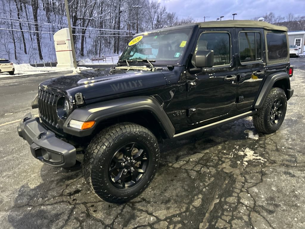 Used 2021 Jeep Wrangler Unlimited Willys