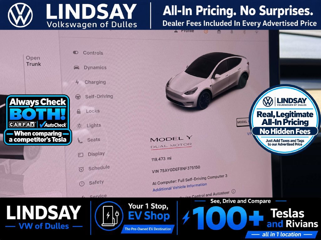 Used 2022 Tesla Model Y Performance AWD/4WD image 21