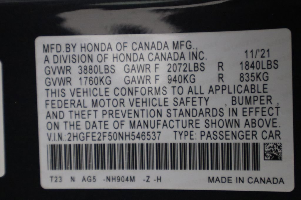 Used 2022 Honda Civic Sport image 33