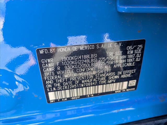 Certified 2026 Honda HR-V Sport image 25