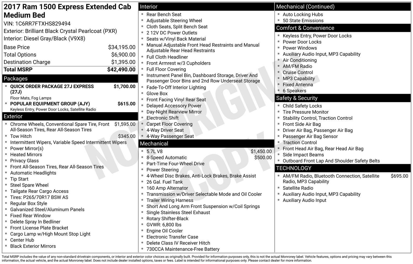 Used 2017 RAM 1500 Express AWD/4WD image 33