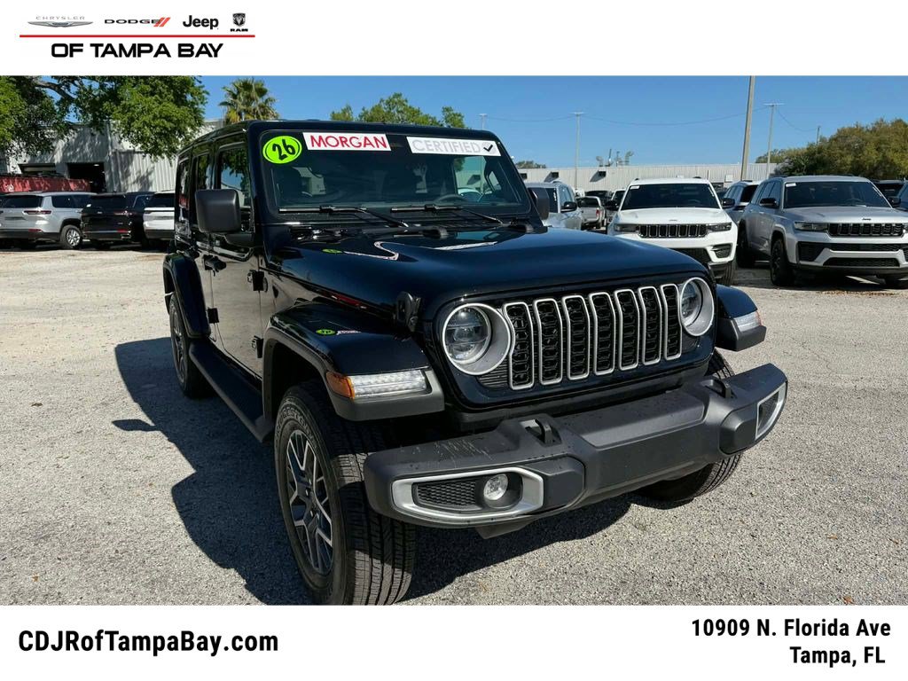 Certified 2026 Jeep Wrangler Sahara AWD/4WD image 1