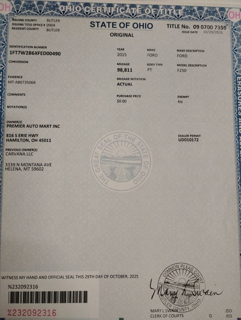 Used 2015 Ford F250 XL w/ Power Equipment Group image 24