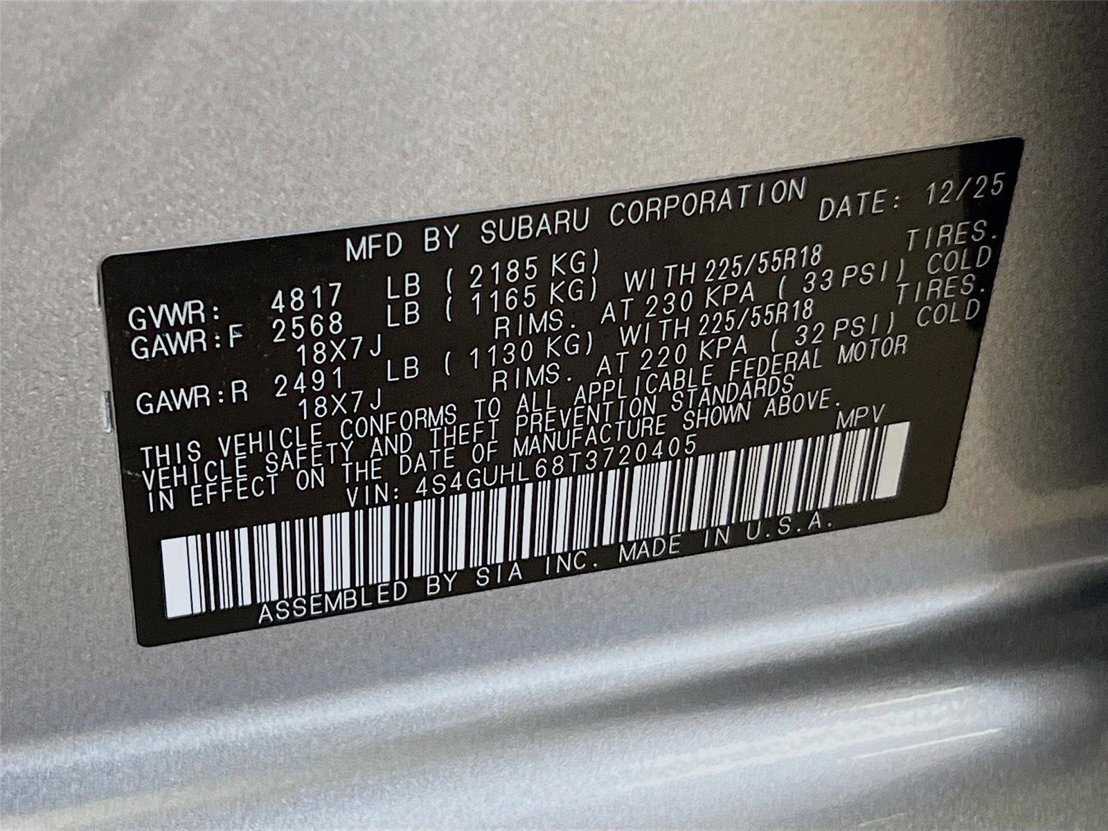 New 2026 Subaru Crosstrek 2.5i Limited image 33