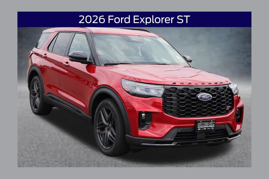 New 2026 Ford Explorer ST w/ Sun And Sound Package AWD/4WD 360° Tour