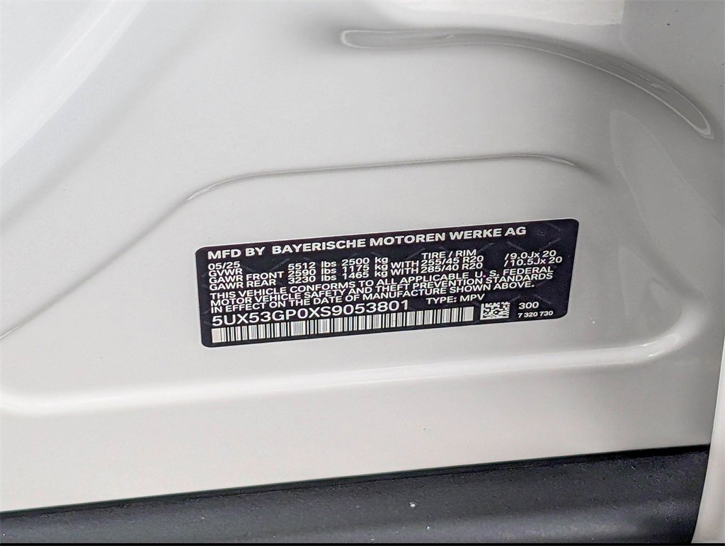 Used 2025 BMW X3 xDrive30i w/ Convenience Package image 32