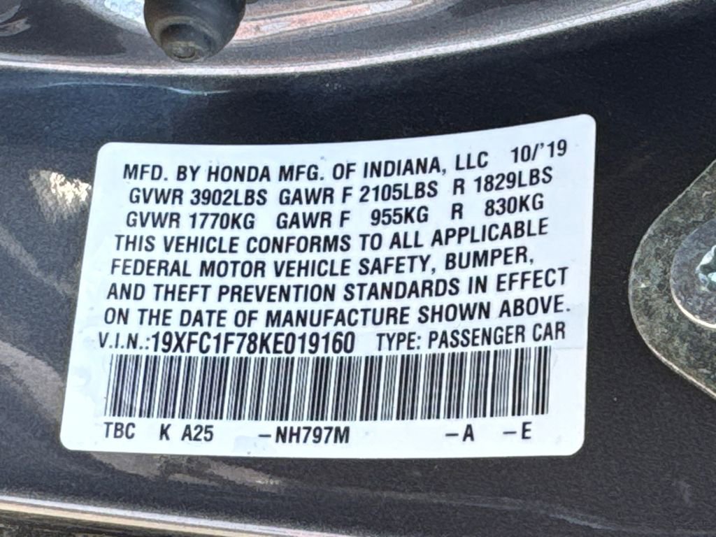 Used 2019 Honda Civic EX-L image 33