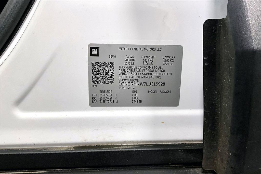 Used 2020 Chevrolet Traverse LT w/ LT Premium Package image 32