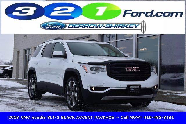 Used 2018 GMC Acadia SLT w/ LPO, Black Accent Package image 1